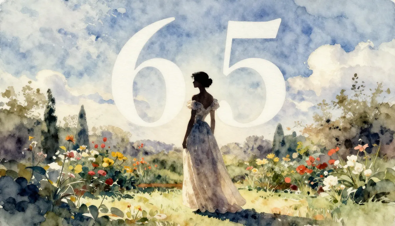 Watercolor style. A silhouette of an elegant woman in a long...
