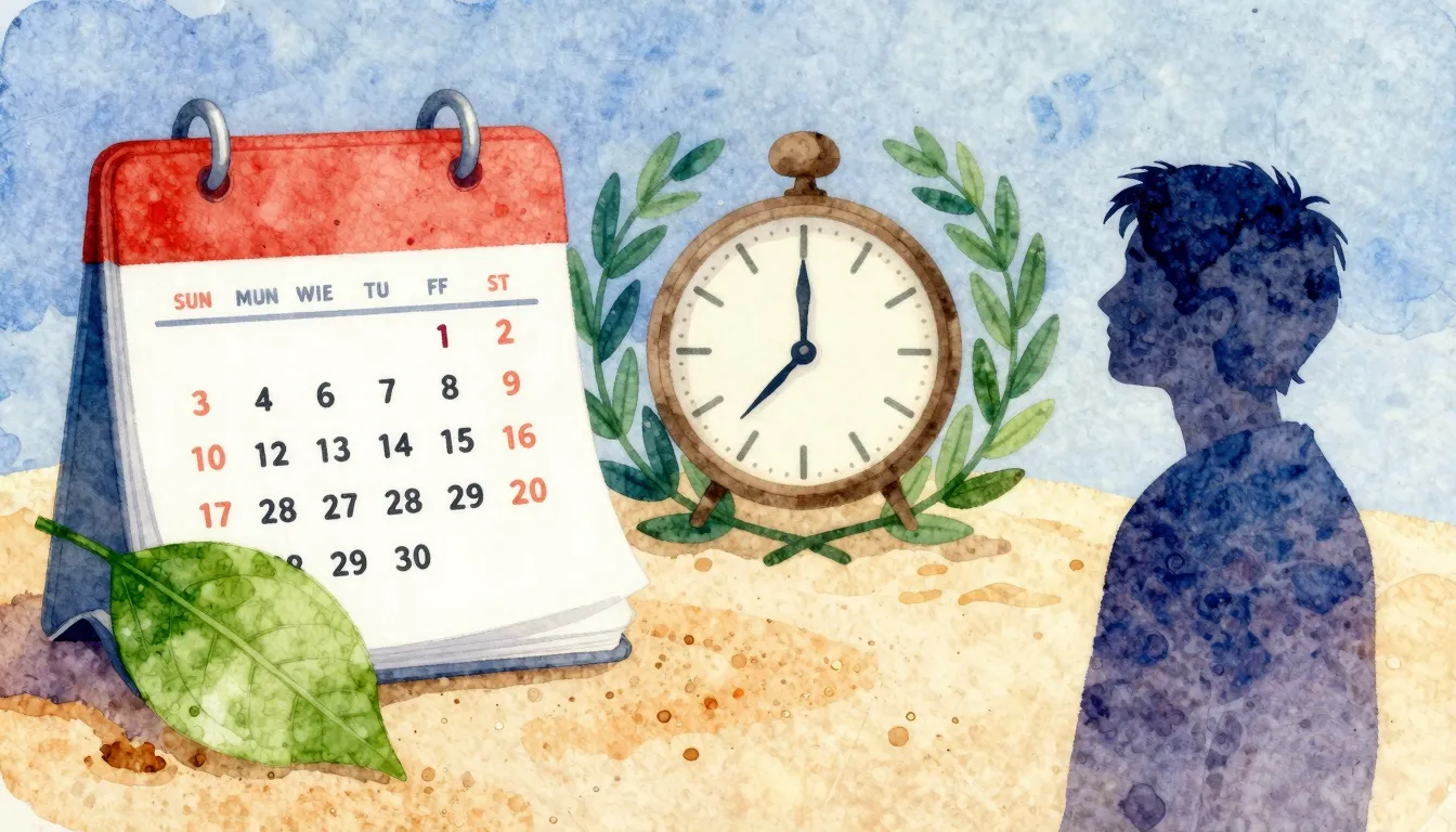 Vibrant watercolor style. Folk song album cover: calendar le...