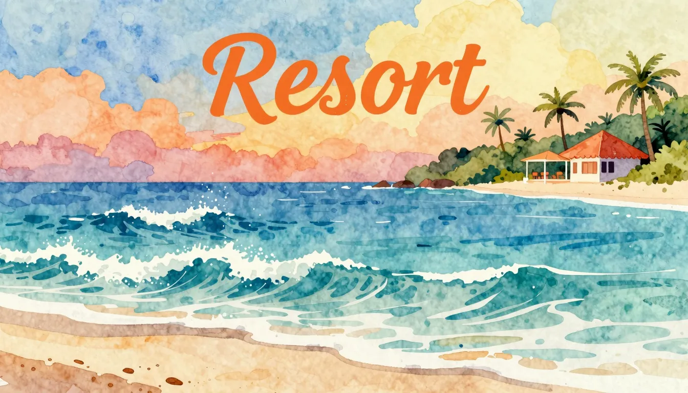 Vibrant watercolor style. A vibrant, inviting album cover fo...