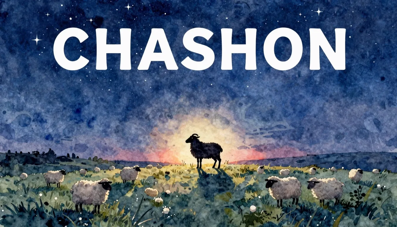 Vibrant watercolor style. Chanson album cover: lonely shephe...