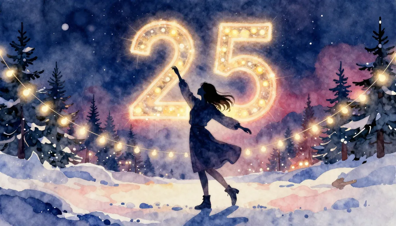 Watercolor style. Silhouette of a young woman dancing in a s...