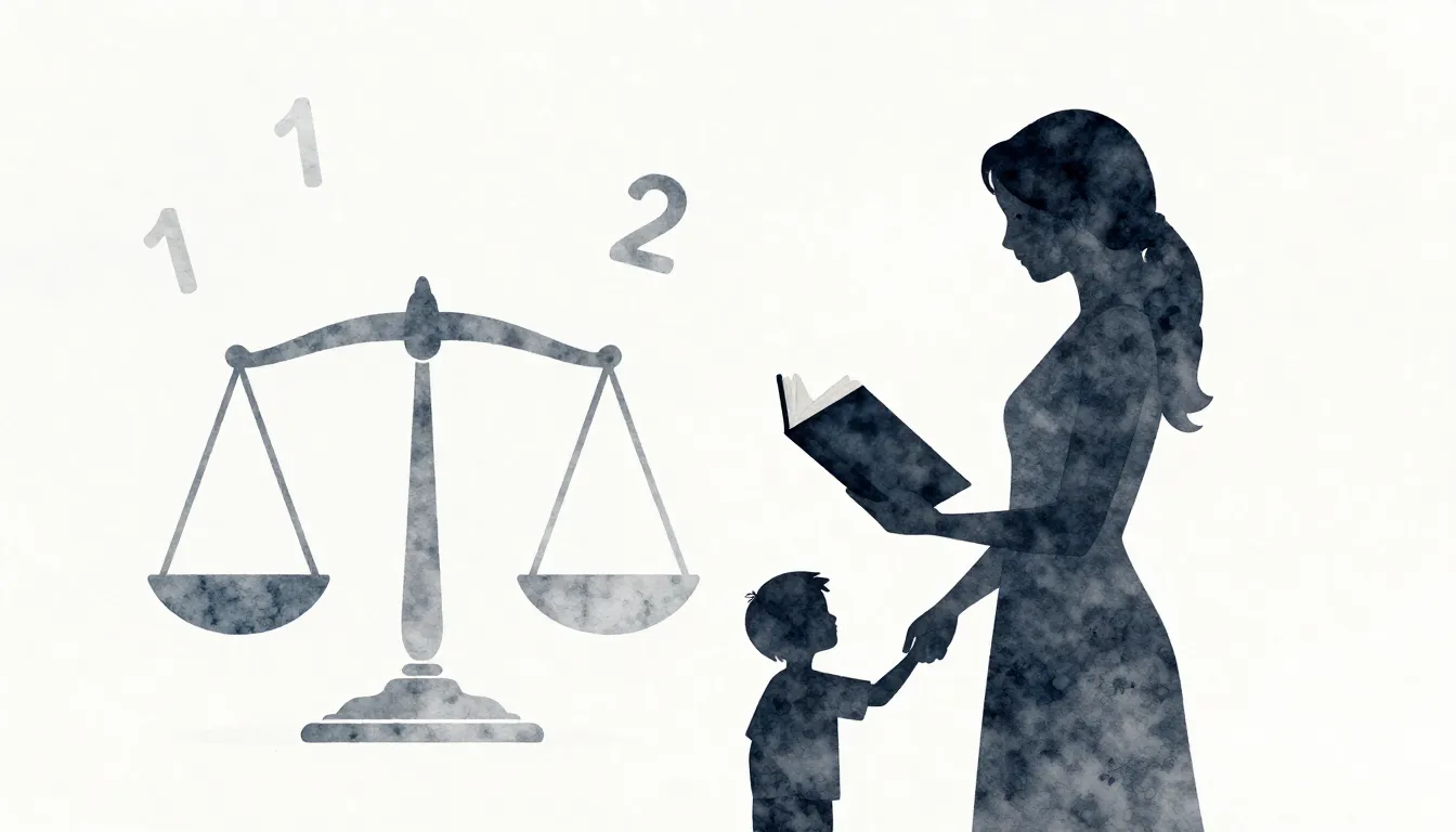 Watercolor style. Silhouette of a woman holding a book and a...