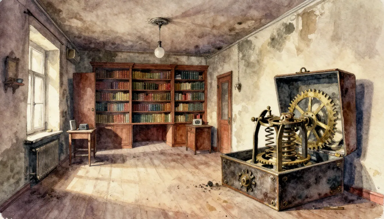 Vibrant watercolor style. Folk song album cover: a mysteriou...