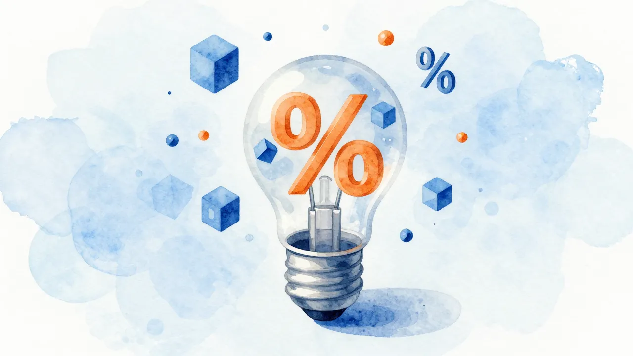 Watercolor style. Isometric illustration of a futuristic lig...