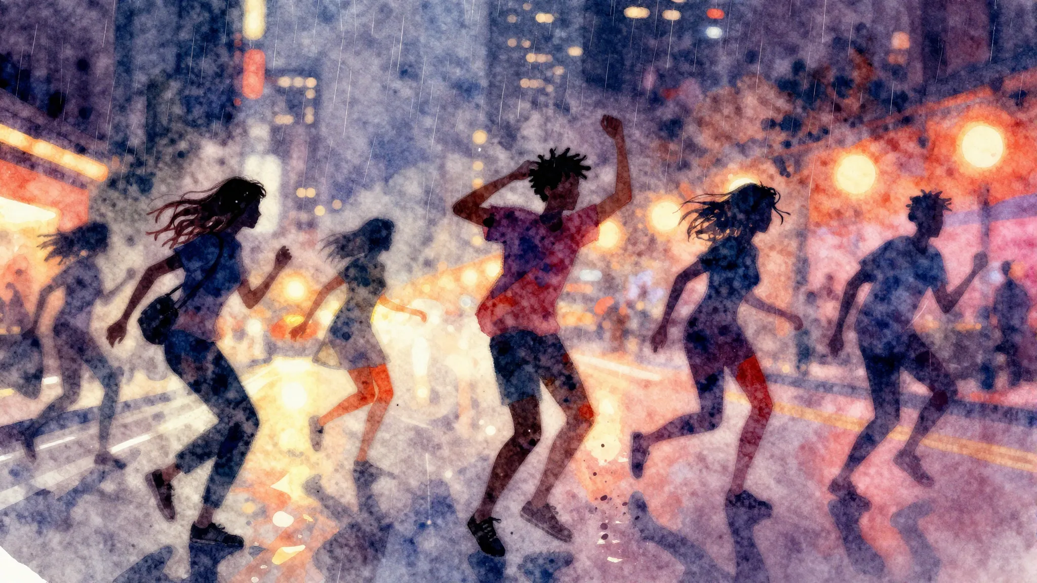 Vibrant watercolor style. Vibrant R&B album cover. Youthful ...