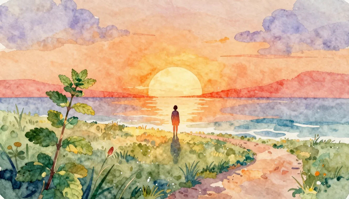 Vibrant watercolor style. A vibrant, hopeful album cover. Fo...