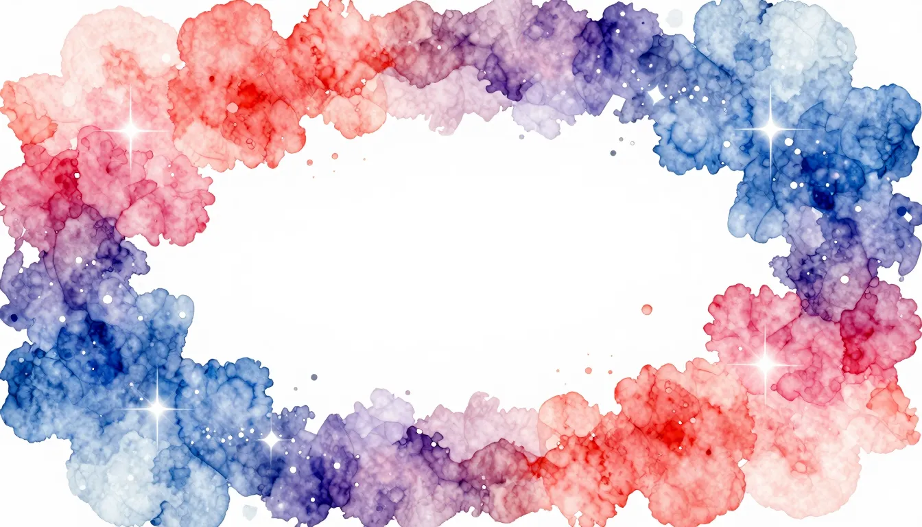 Watercolor style. An abstract artistic composition with vibr...