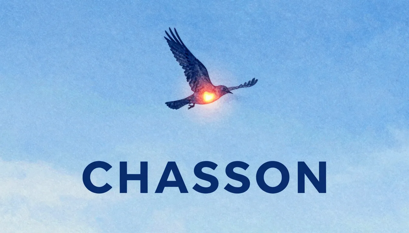 Vibrant watercolor style. Chanson album cover: a lone bird s...