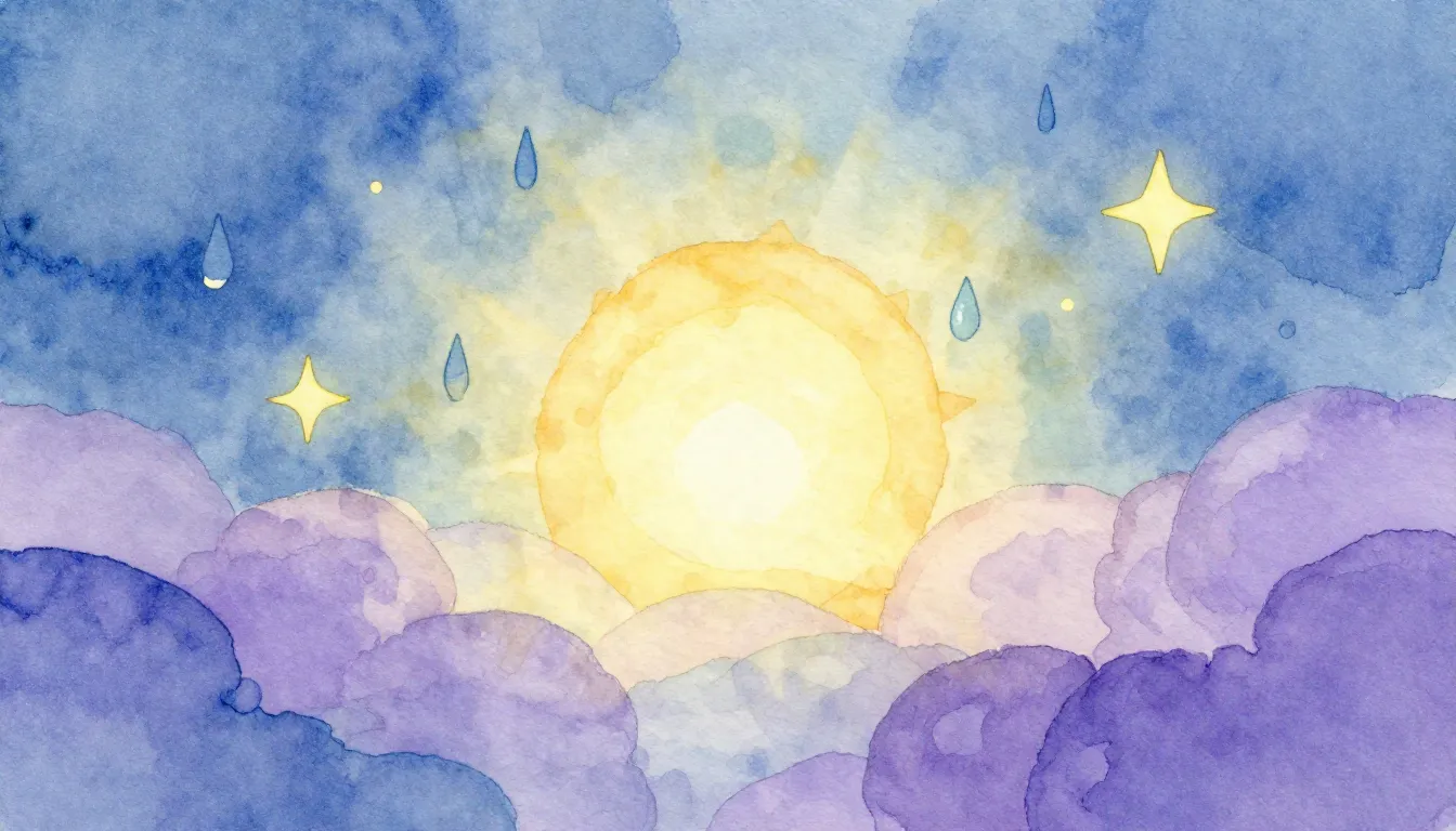 Vibrant watercolor style. A cozy, inviting abstract cover ar...