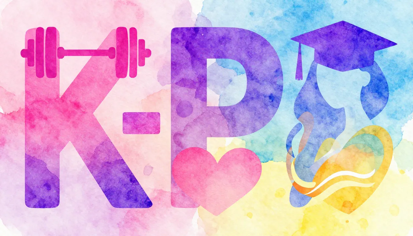 Vibrant watercolor style. K-Pop album cover, vibrant, energe...