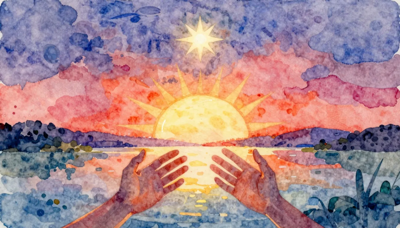 Vibrant watercolor style. Rock album cover: abstract, vibran...