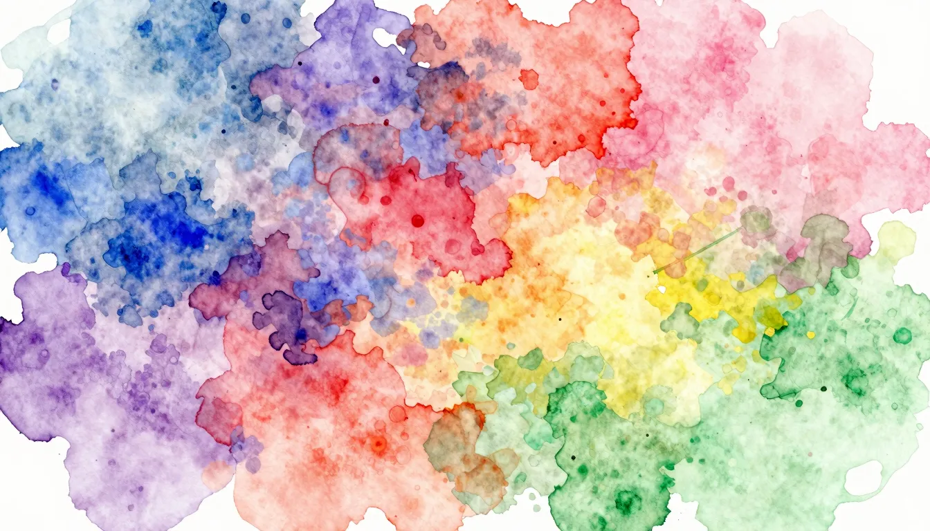 Vibrant watercolor style. . Without text and numbers.