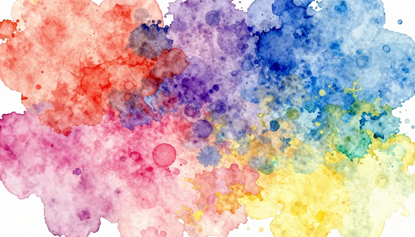 Vibrant watercolor style. . Without text and numbers.
