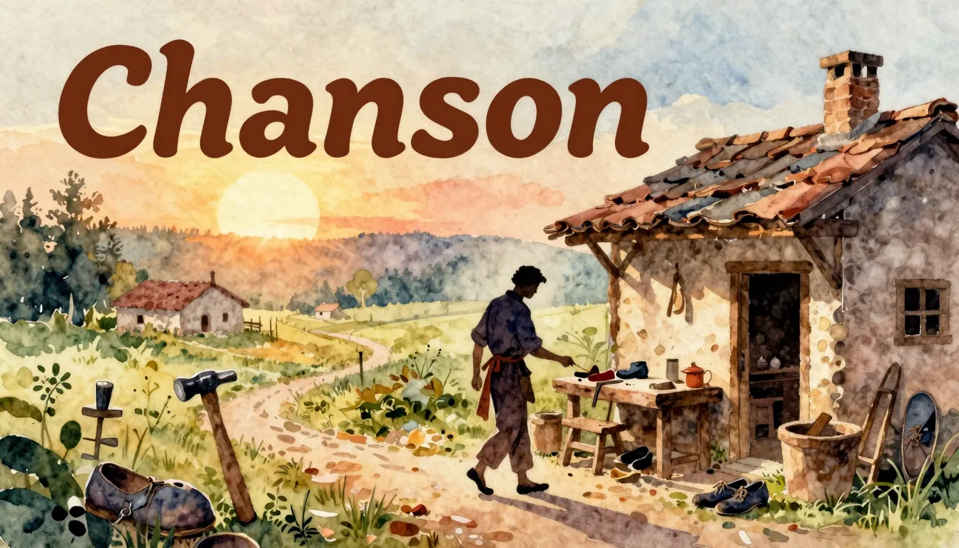 Vibrant watercolor style. Vintage-style album cover for a Ch...