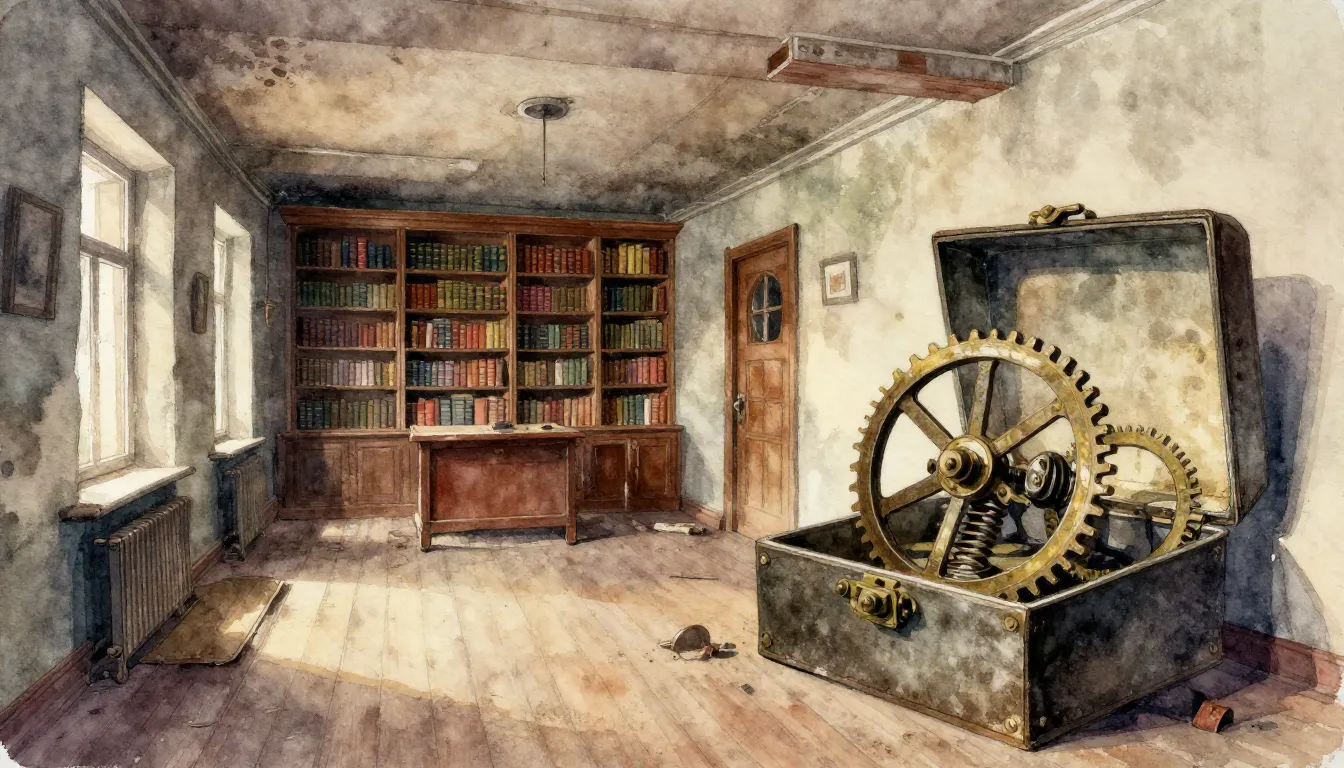 Vibrant watercolor style. Folk song album cover: a mysteriou...