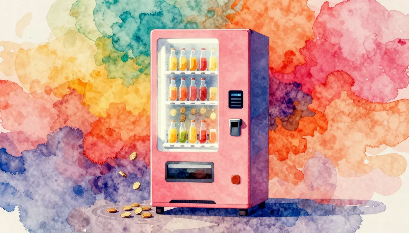 Vibrant watercolor style. Rap album cover. A stylized, minim...