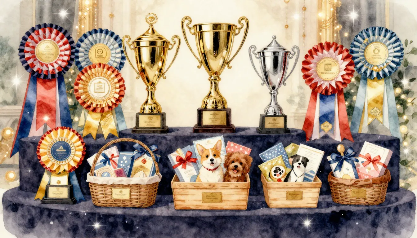 Watercolor style. A luxurious display of large golden and si...