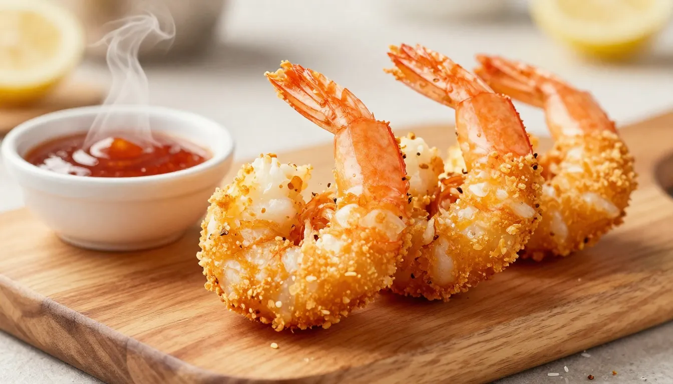 Watercolor style. Professional food photography of golden cr...