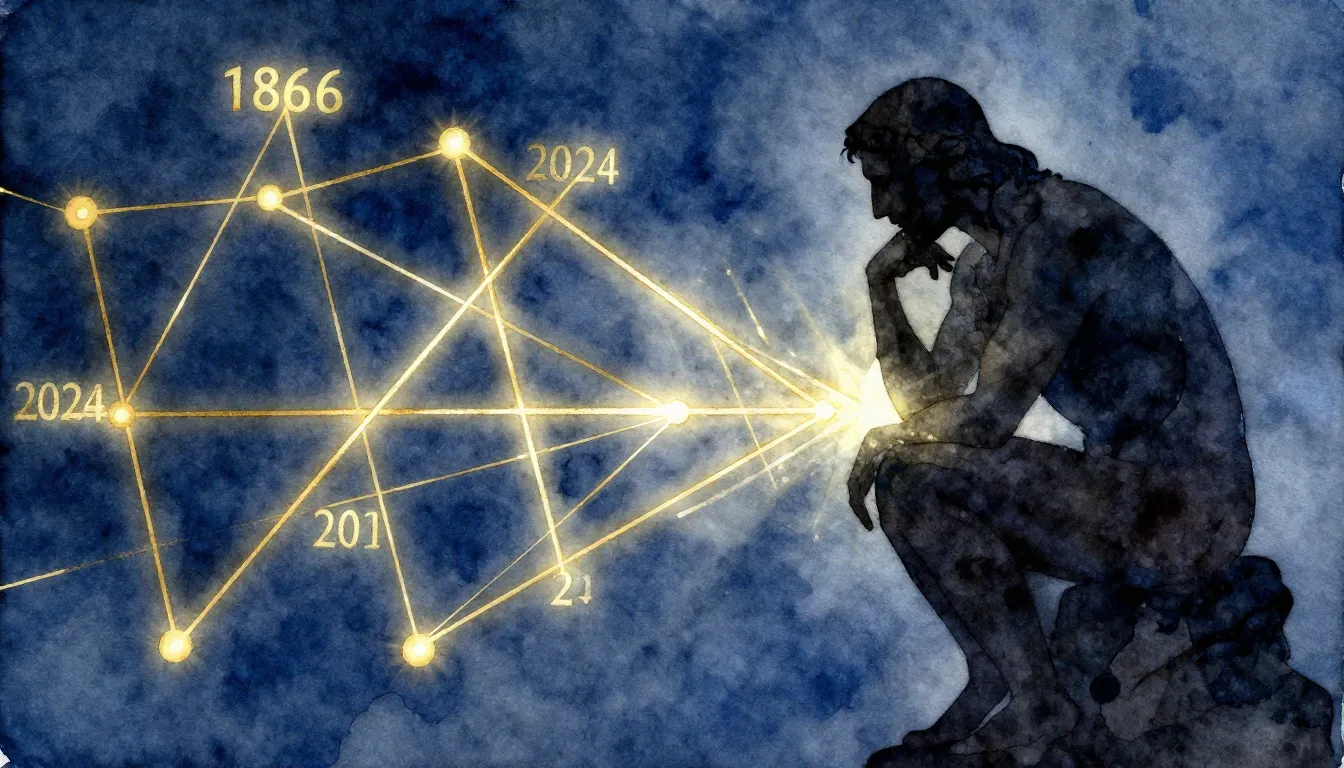 Watercolor style. Abstract composition with a dark silhouett...