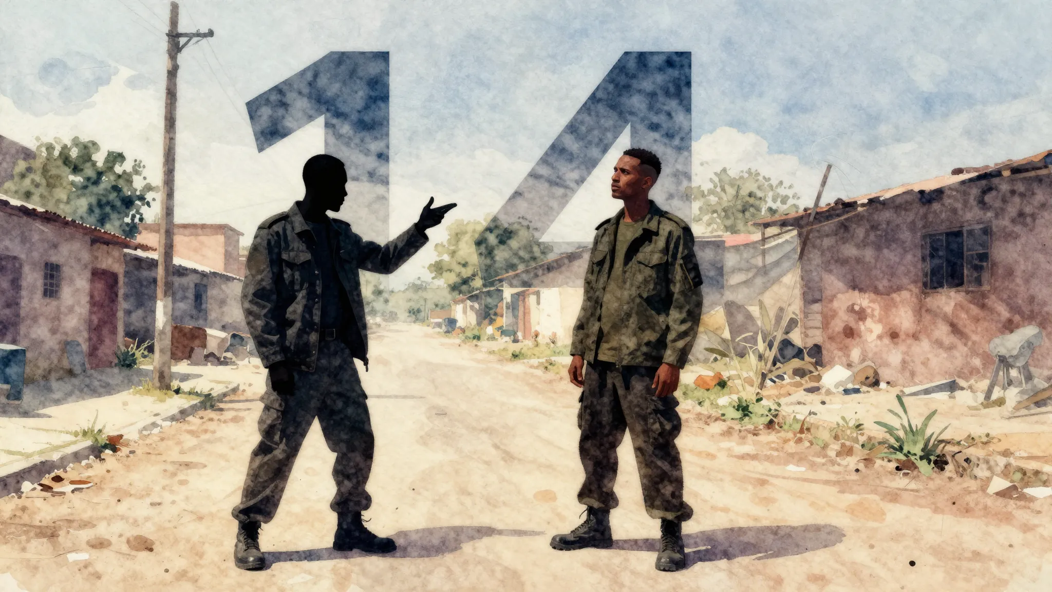 Vibrant watercolor style. Boom Bap Rap album cover. Two styl...
