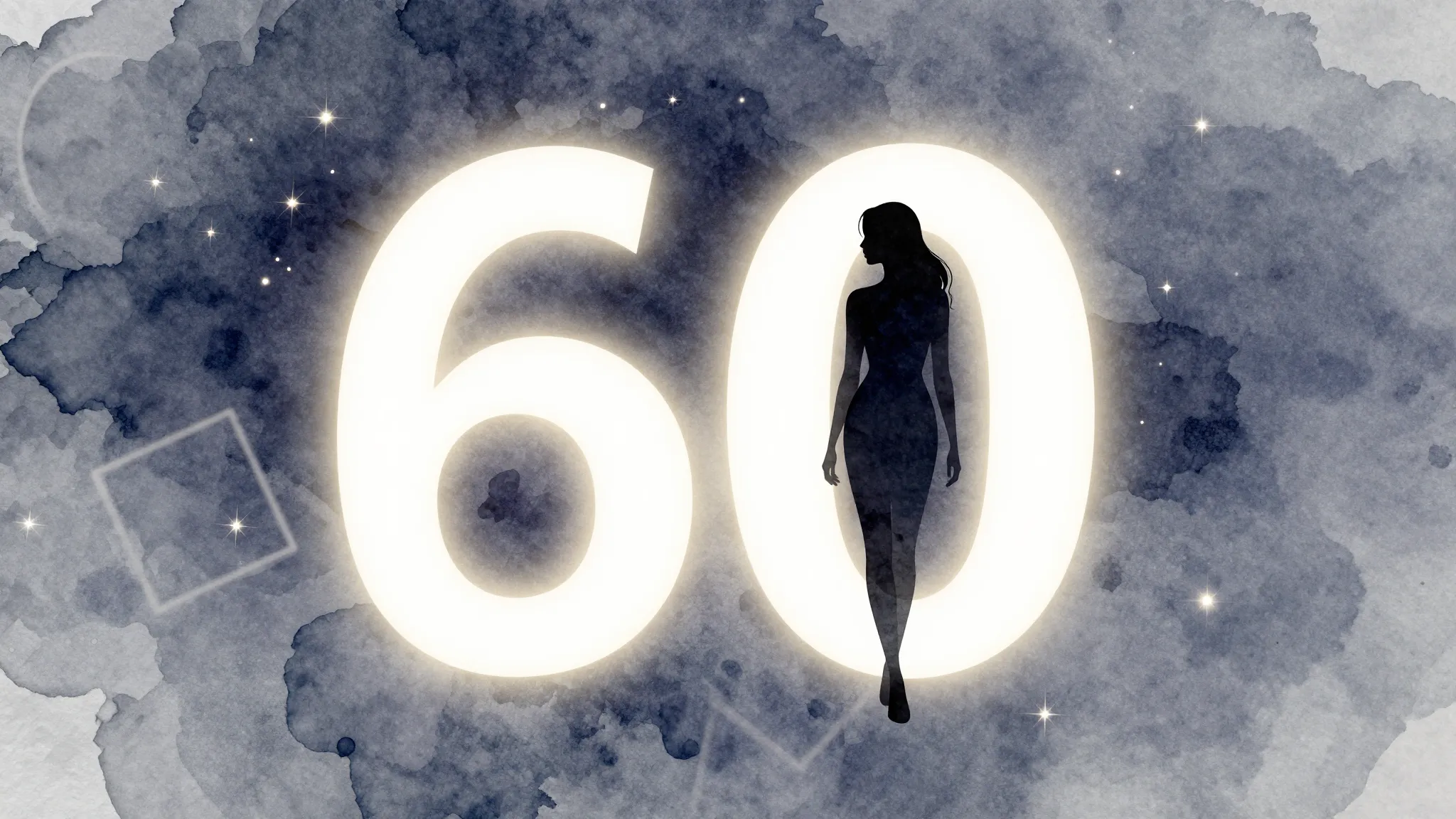 Watercolor style. Silhouette of a woman standing next to a g...