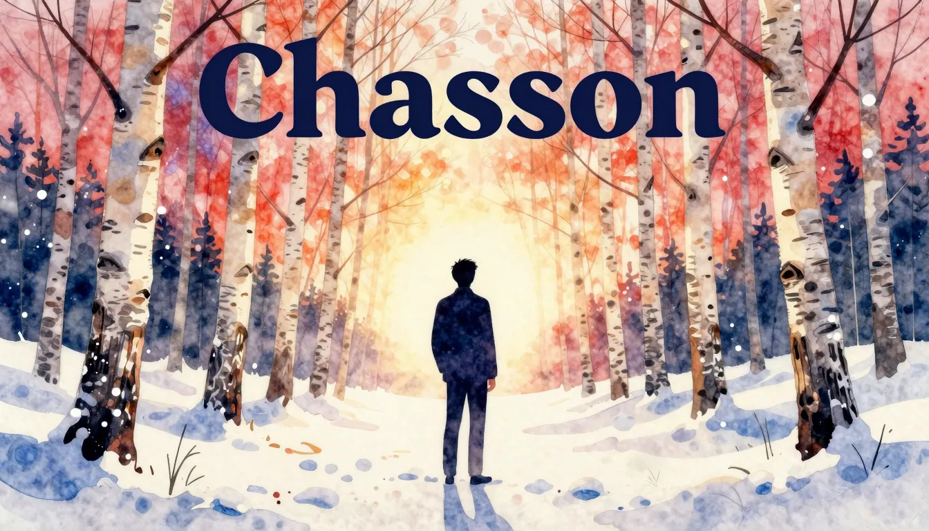 Vibrant watercolor style. Chanson album cover: a lone, styli...