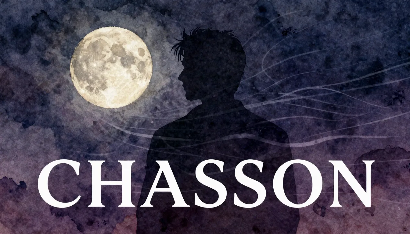 Vibrant watercolor style. Chanson album cover, dark, moody, ...