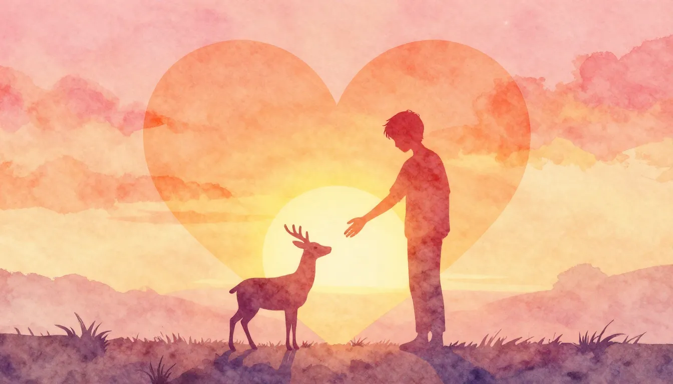 Vibrant watercolor style. A heartwarming, minimalist album c...