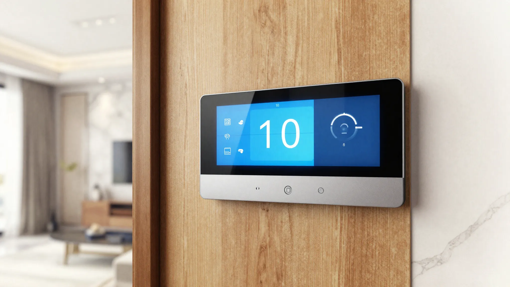 Watercolor style. Close-up of luxury interior finishes, marb...