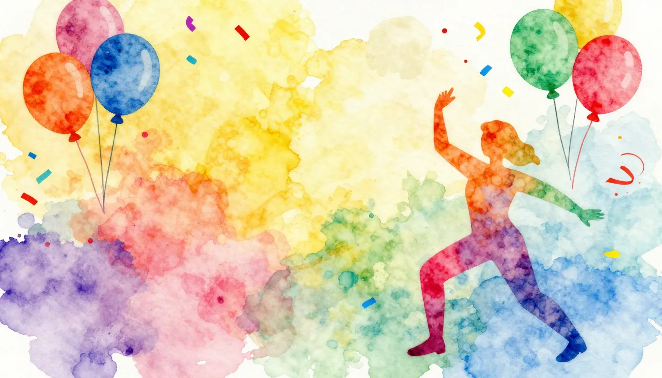 Vibrant watercolor style. Genre: Pop

Prompt: Bright, cheerf...