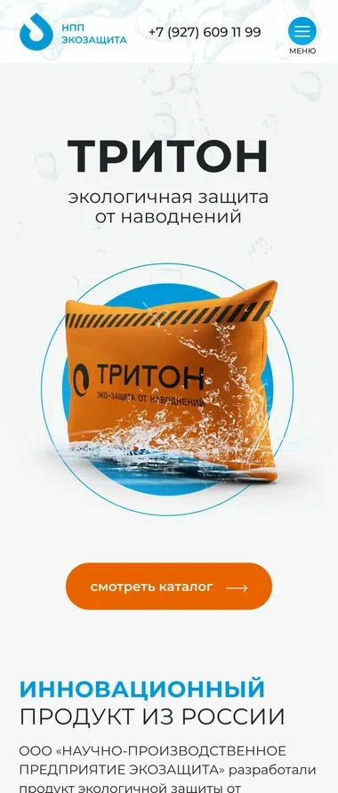 Скриншот проекта Интернет-магазин НПП 