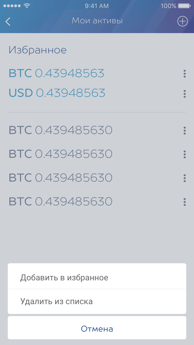 My assets edit