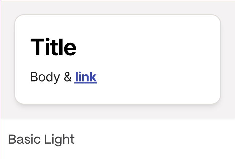 Тема 'Basic Light'