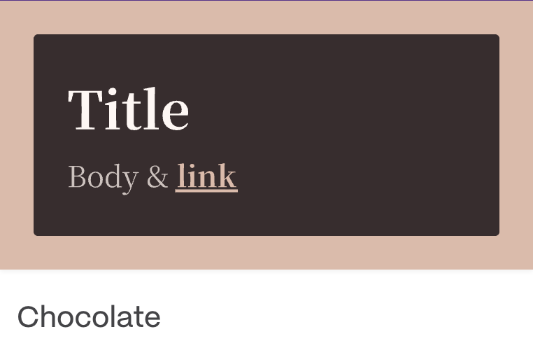 Тема 'Chocolate'