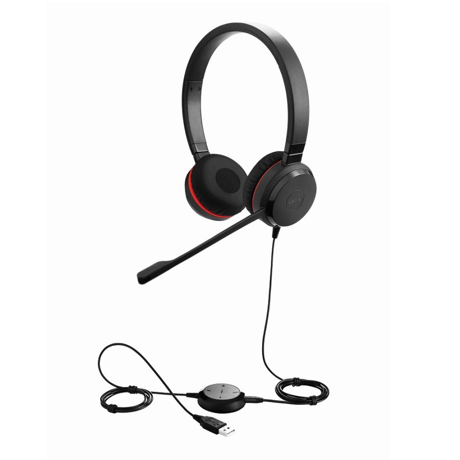 Стереогарнитура JABRA EVOLVE 20 Stereo MS (4999-823-109) | Хламада -  запчасти с разборки серверов, компьютеров, ноутбуков, планшетов, смартфонов