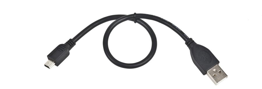 Кабель mini-usb   USB A (M) - Mini-USB (M) 0.3m #1