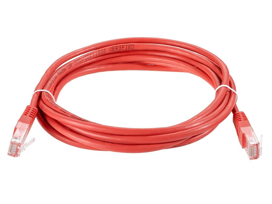 Патч-корд  U/UTP Cat.5E 1.8m Красный #1