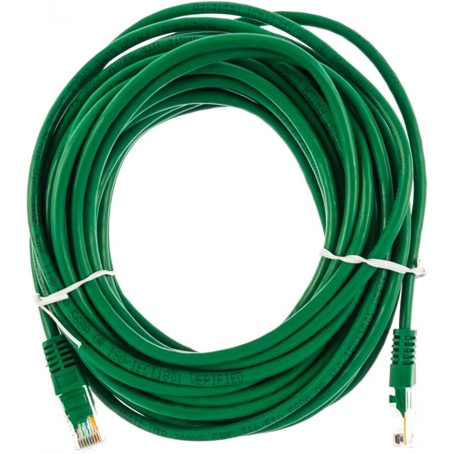 Патч-корд AESP U/UTP Cat.5E 5m Зелёный #1
