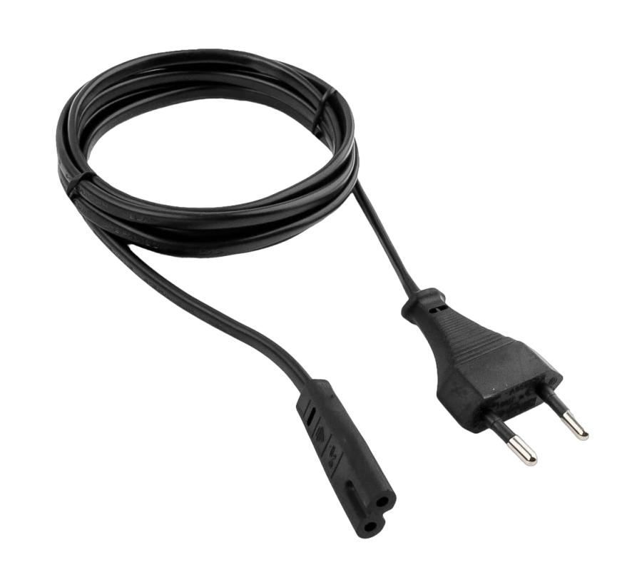 Кабель питания CEE 7/16   CEE7/16 - IEC-C7 1.2m  2×0.75 mm2 #1