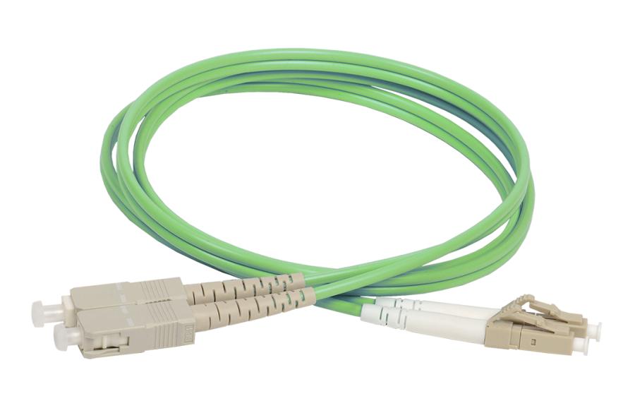 Патч-корд HYPERLINE LC-SC UPC Duplex 50/125 2m #1