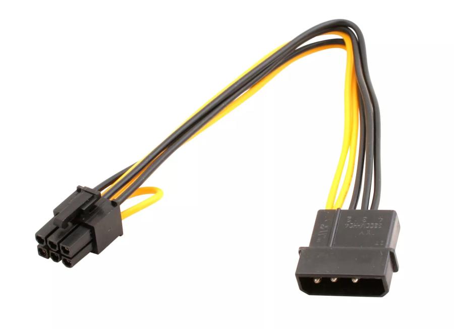 Переходник питания  4-Pin MOLEX (F) - 6-Pin PCI-E (M) 0.2M #1
