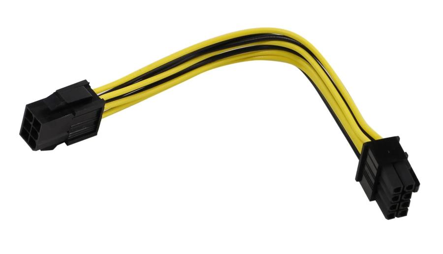 Переходник питания E-CALL 6-Pin PCI-E (F) - 8-Pin PCI-E (M) 0.1M #1