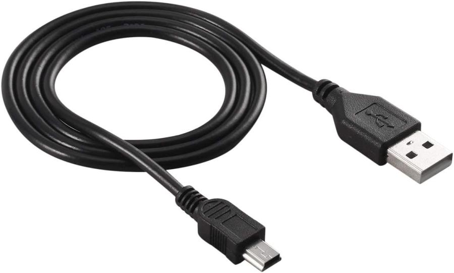 Кабель mini-usb  USB A (M) - Mini-USB (M) 1m blk #1