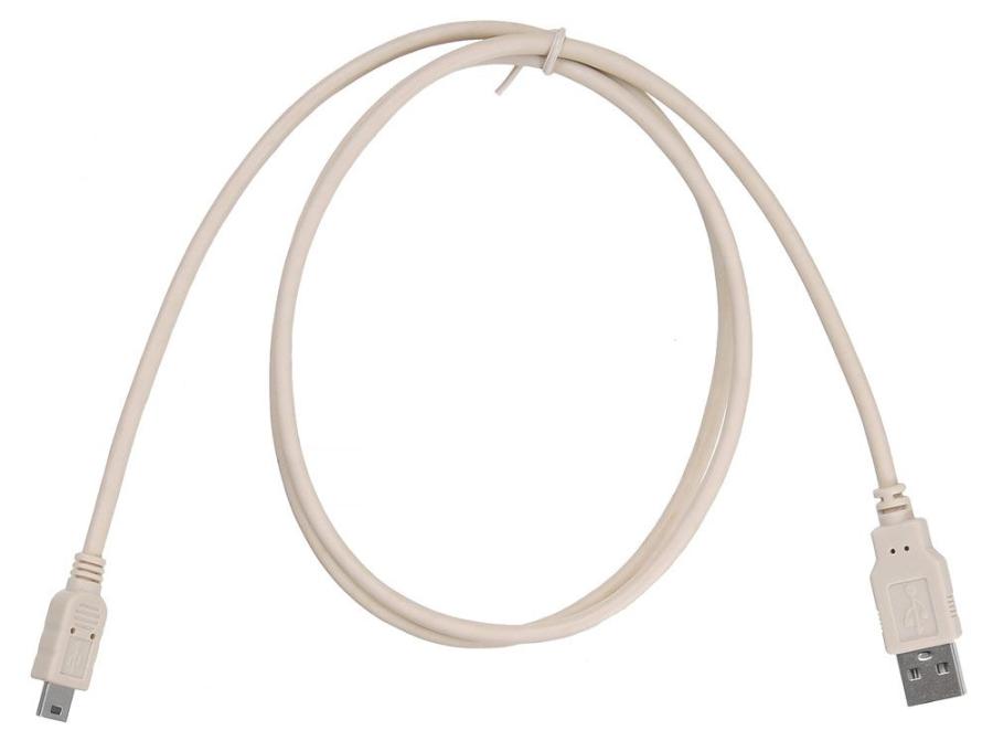 Кабель mini-usb  USB A (M) - Mini-USB (M) 1m gry #1