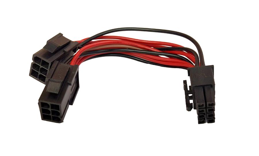 Переходник питания  2×6-Pin PCI-E (F) - 8-Pin PCI-E (M) #1