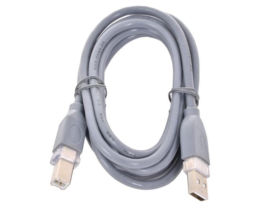 Кабель USB HAMA USB A (M) - USB B (M) 1.8m #1