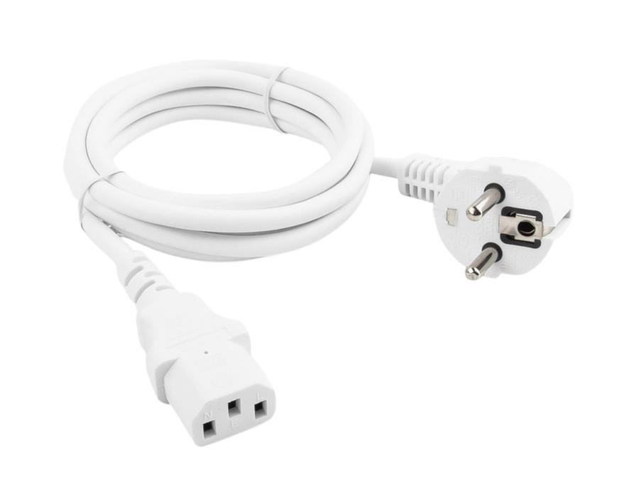 Кабель питания CEE7/7  CEE7/7 Угловой -  IEC-C13 3G×0.75мм² 1.5M gry #1