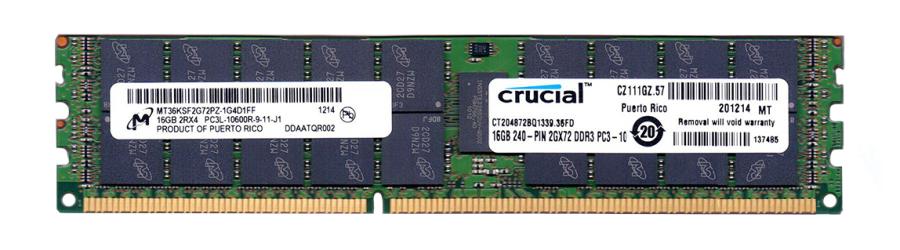 DDR3 RDIMM ECC REG Crucial CT204872BQ1339.36FD #1