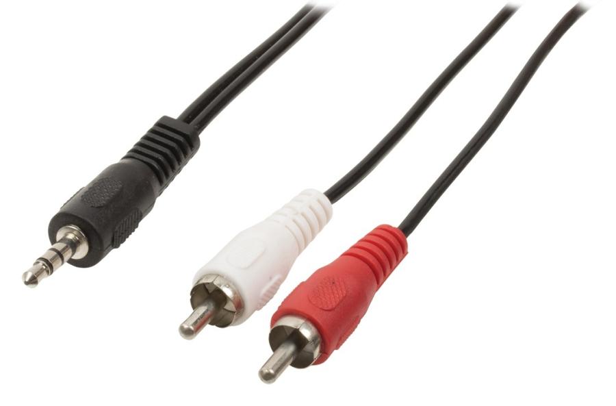 RCA audio cable MICROLAB 1.8m / Jack 3.5-RCA #1