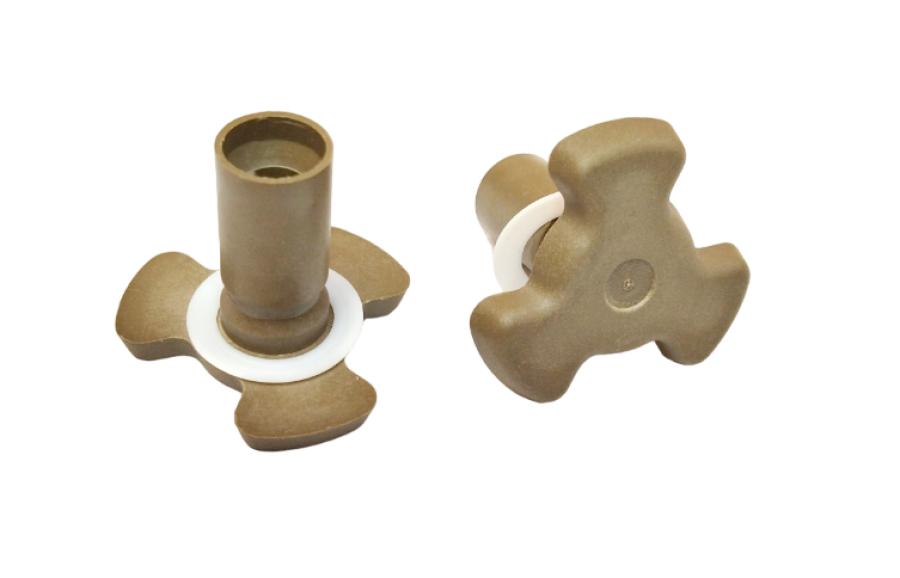 Привод (куплер) для тарелки СВЧ-печи  H-28мм D-34мм #1